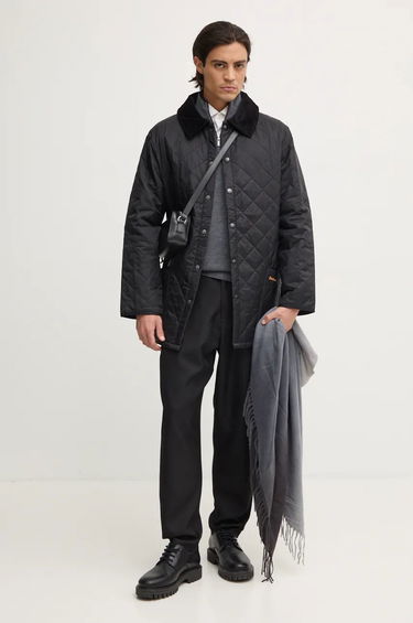 Пухо яке Barbour Quilt Jacket Черно | MQU0001, 1