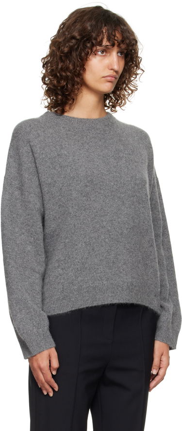 Пуловер Loulou de Saison Loulou de Saison Tristan Yak Blend Sweater Сиво | TRISTAN, 1