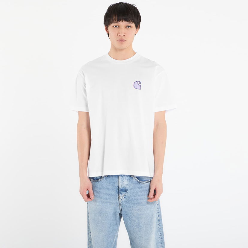 Тениска Carhartt WIP Short Sleeve Mind Your Head T-Shirt Бяло | I036000.02XX