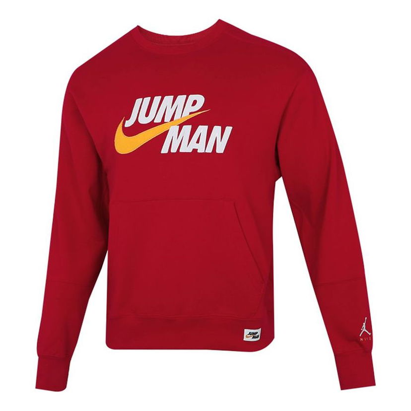 Суитчър Jordan Air Jordan Jumpman Fleece Pullover Червено | DA7195-677