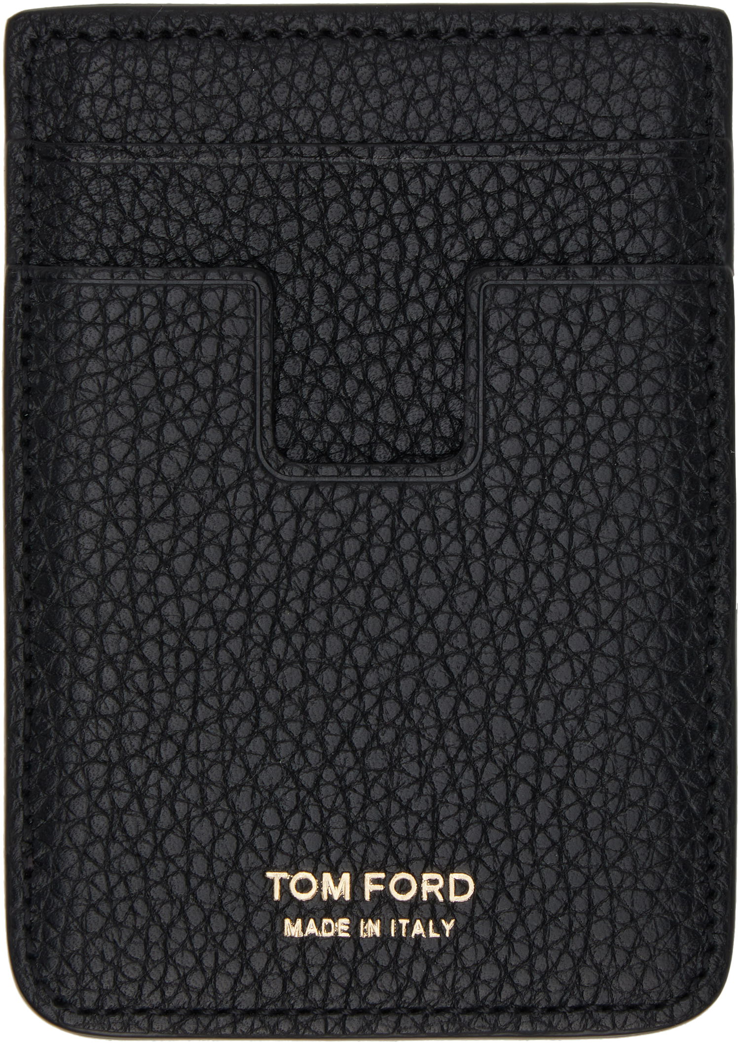 Портфейл Tom Ford Tom Ford Soft Grain Leather MagSafe Card Holder Черно | Y0373-LCL158G, 0