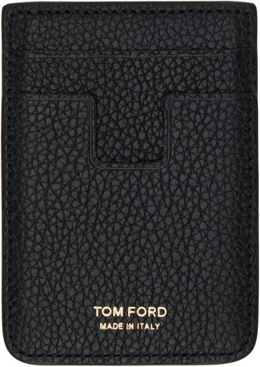 Портфейл Tom Ford Tom Ford Soft Grain Leather MagSafe Card Holder Черно | Y0373-LCL158G, 0