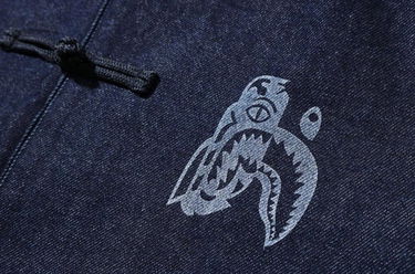Яке BAPE Indigo Tiger Shark China Jacket Тъмно синьо | 001LJG201013X, 2