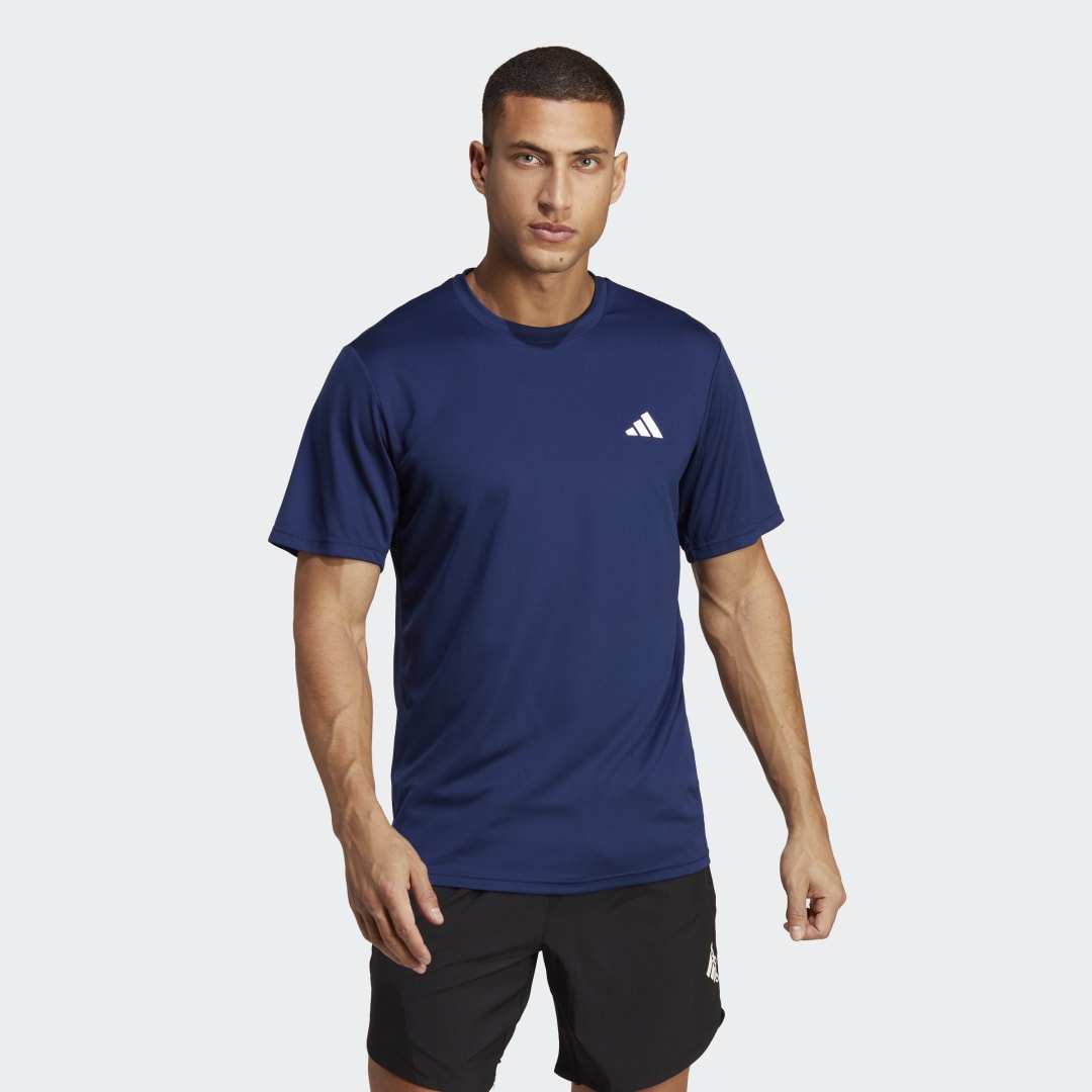 Тениска adidas Originals Train Essentials Training Tee Тъмно синьо | IC7429, 0