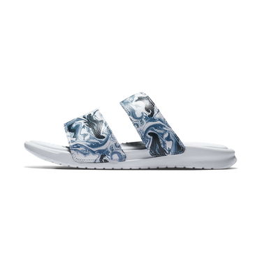 Кецове и обувки Nike WMNS BENASSI DUO ULTRA SLIDE 35,5 BLACK/WHITE Бяло | 819717-002, 3