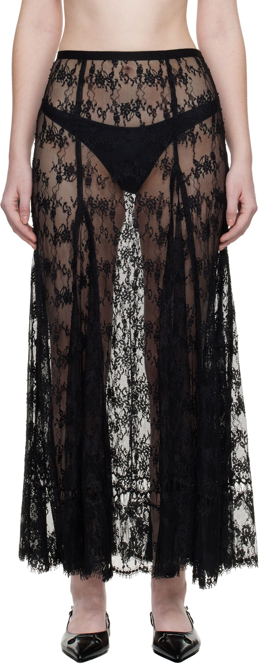 Пола Collina Strada Collina Strada Pamela Maxi Skirt Черно | XX7018