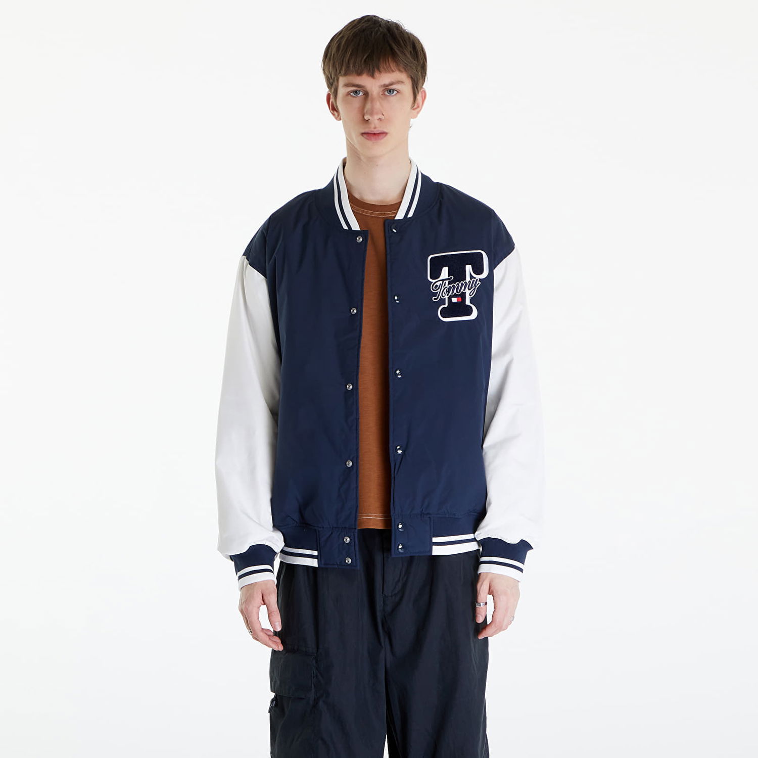 Яке бомбър Tommy Hilfiger Colorblock Varsity Jacket Blue Тъмно синьо | DM0DM18702 C1G, 0
