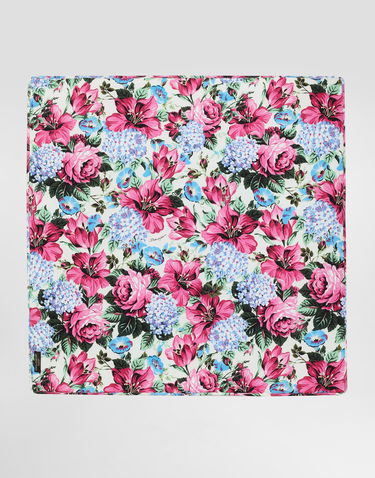 Шал Dolce & Gabbana Dolce & Gabbana Floral Print Interlock Blanket Бяло | LNJAE7II7HTHA5MH, 1