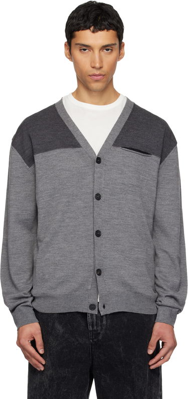 Пуловер LANVIN Lanvin Bicolor Cardigan Сиво | RM-CA0014-K073-H25, 0