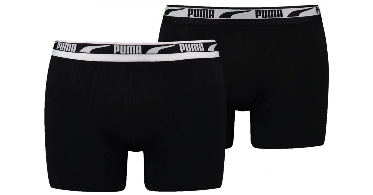 Боксерки Puma Multi Logo Boxers 2-pack Черно | 701221416-001, 1