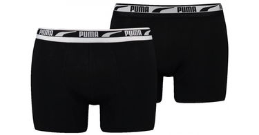 Боксерки Puma Multi Logo Boxers 2-pack Черно | 701221416-001, 1