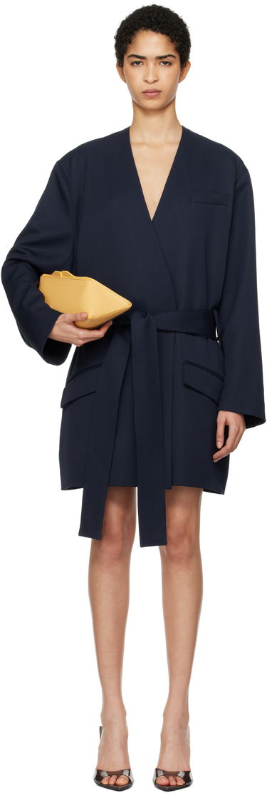 Pокля The Attico Attico Wrap Blazer Mini Dress Тъмно синьо | 250WCC00080 WWW046AA, 0