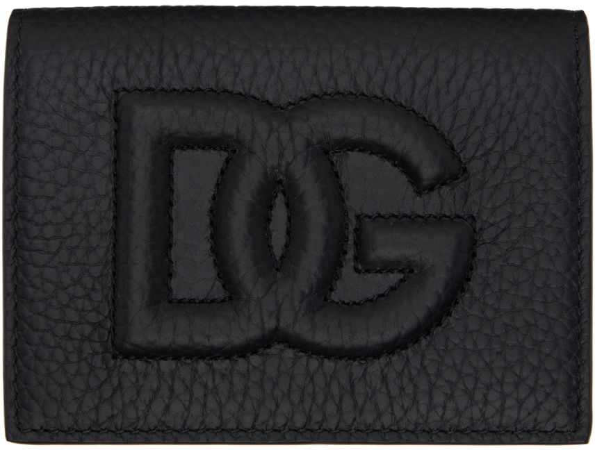 Портфейл Dolce & Gabbana Logo Leather Card Holder Черно | BP1643AT489, 0