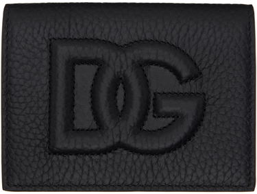 Портфейл Dolce & Gabbana Logo Leather Card Holder Черно | BP1643AT489, 0