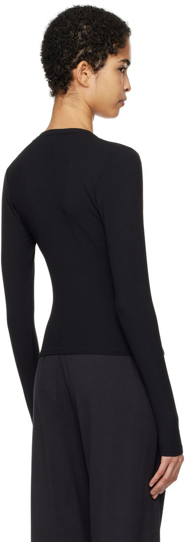 Пуловер SKIMS Lounge Knit Cardigan Черно | LS-LST-6742W, 2