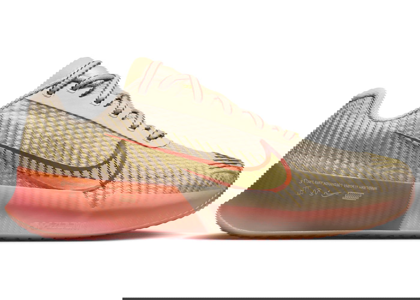 Кецове и обувки Nike Court Air Zoom Vapor 11 HC PRM J'aime Paris Collection (Women's) Бежово | FQ3165-103, 0