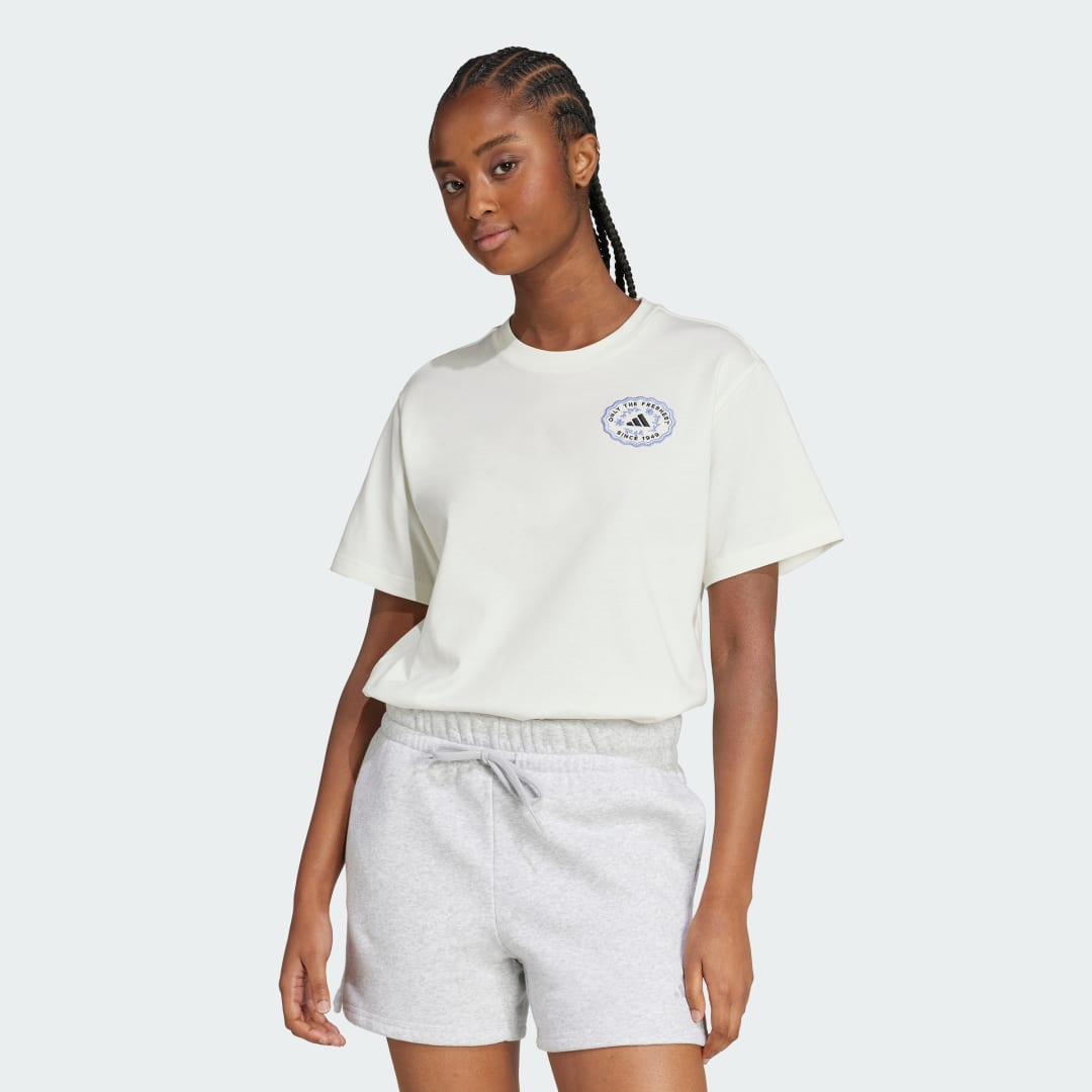 Тениска adidas Performance T-Shirt Бяло | KB2485, 0