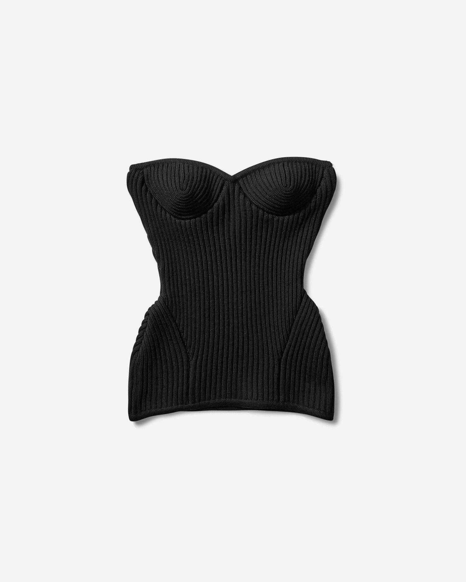 Съкратен топ Jean Paul Gaultier Corset Top Черно | 2503WPO010K001 00, 1