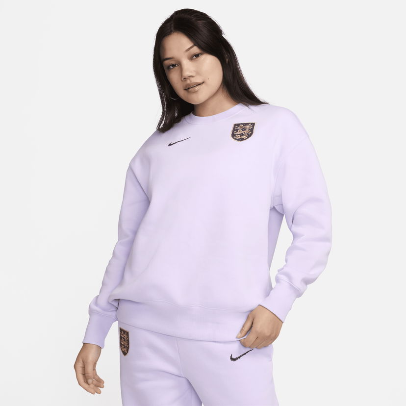 Суитчър Nike Football England Phoenix Fleece Лилаво | FJ7827-511