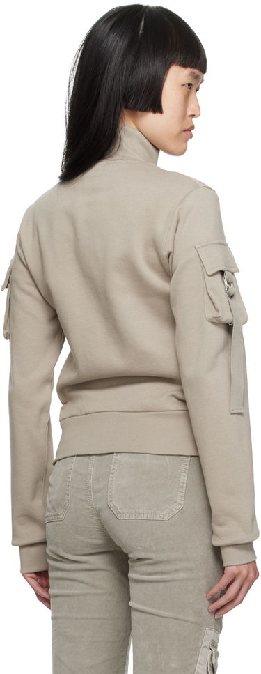 Суитчър Blumarine Cargo Pocket Sweatshirt Бежово | A344F002A, 2