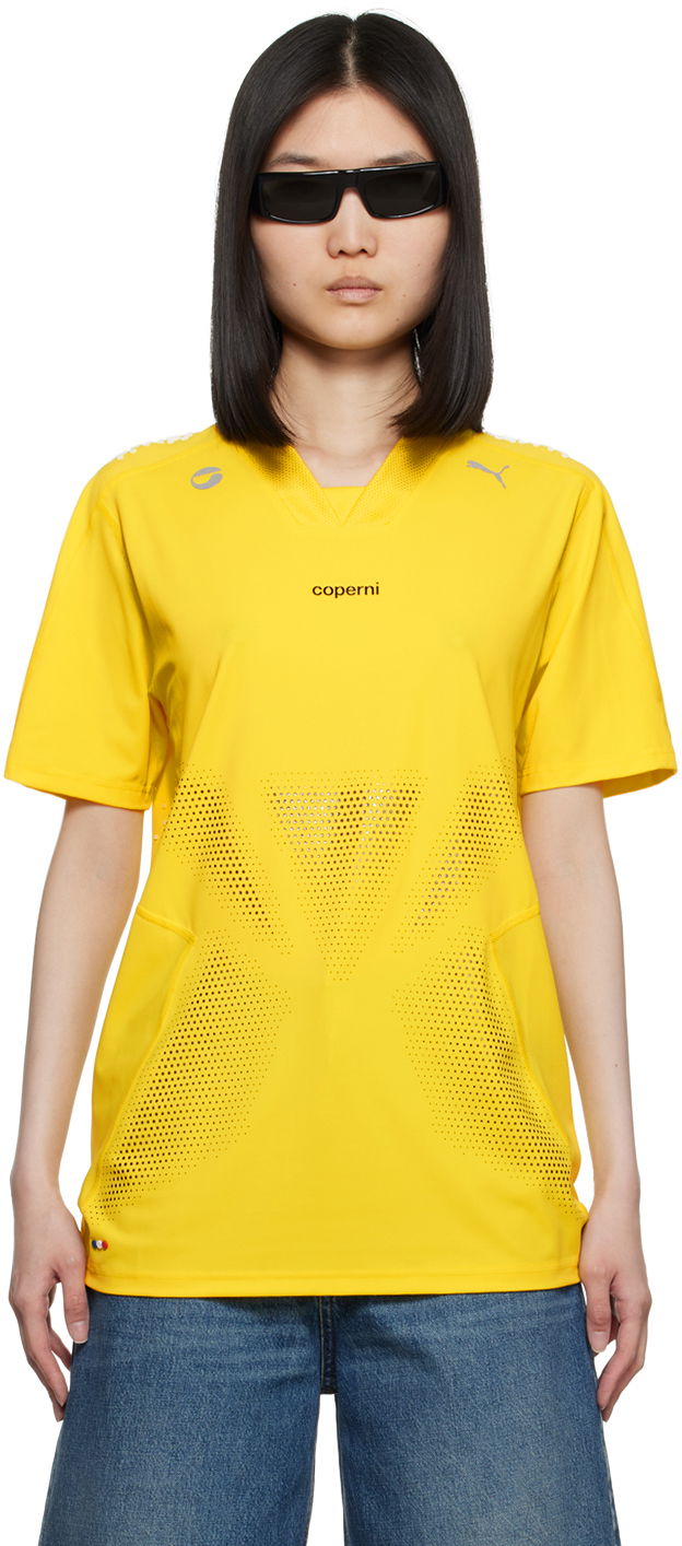 Тениска Coperni Edition Football Jersey T-Shirt Жълто | 62798285 27348740