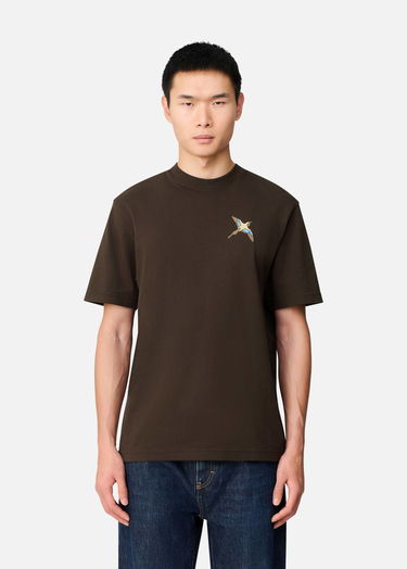 Тениска AXEL ARIGATO T-Shirt Micro Bee Bird Кафяво | A3464007, 7