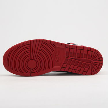 Кецове и обувки Jordan Air Jordan 1 Low "Black Toe" GS Червено | 553560-116, 4