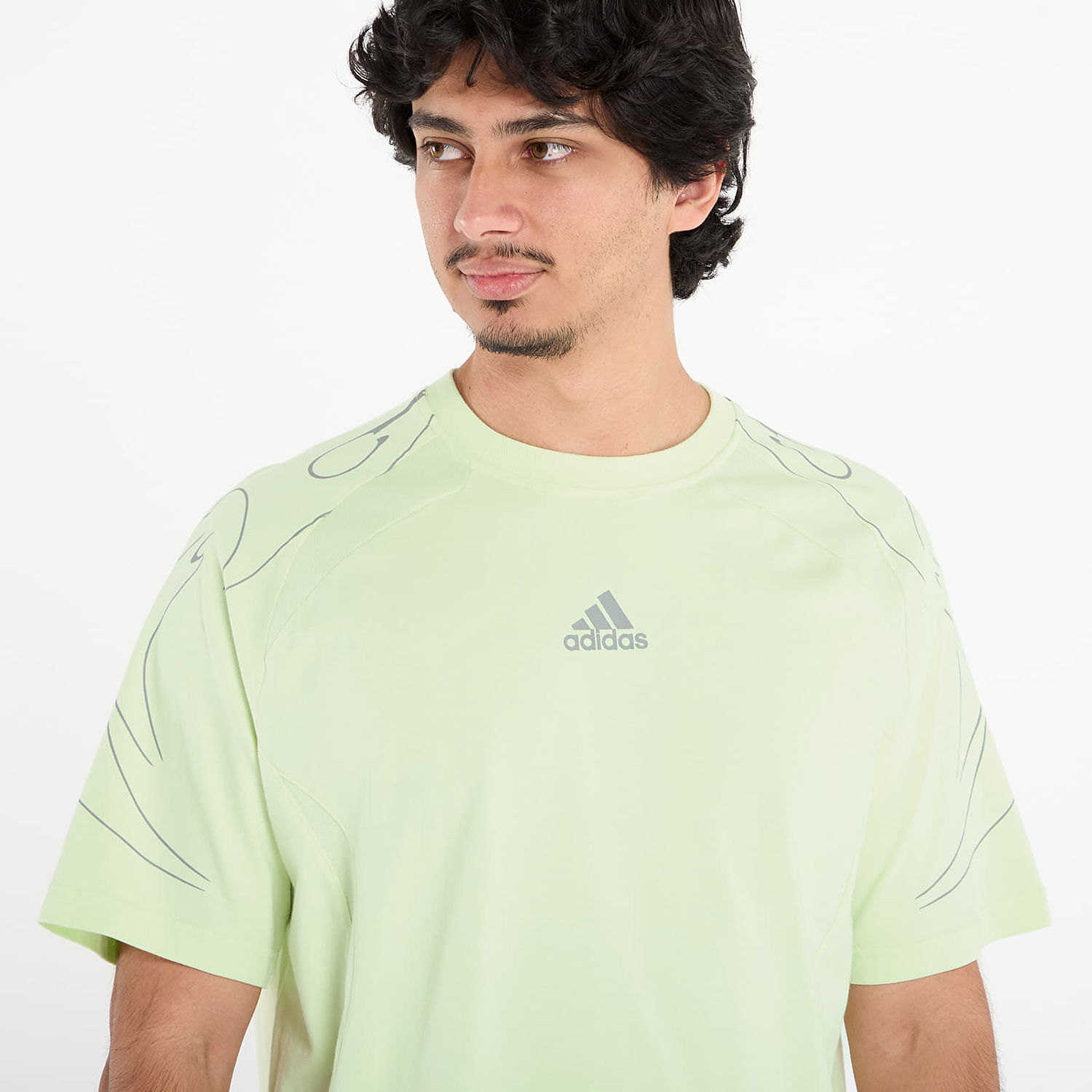 Тениска adidas Originals Adilenium Season 4 Teamgeist Graphic Tee Зелено | KF8540, 1