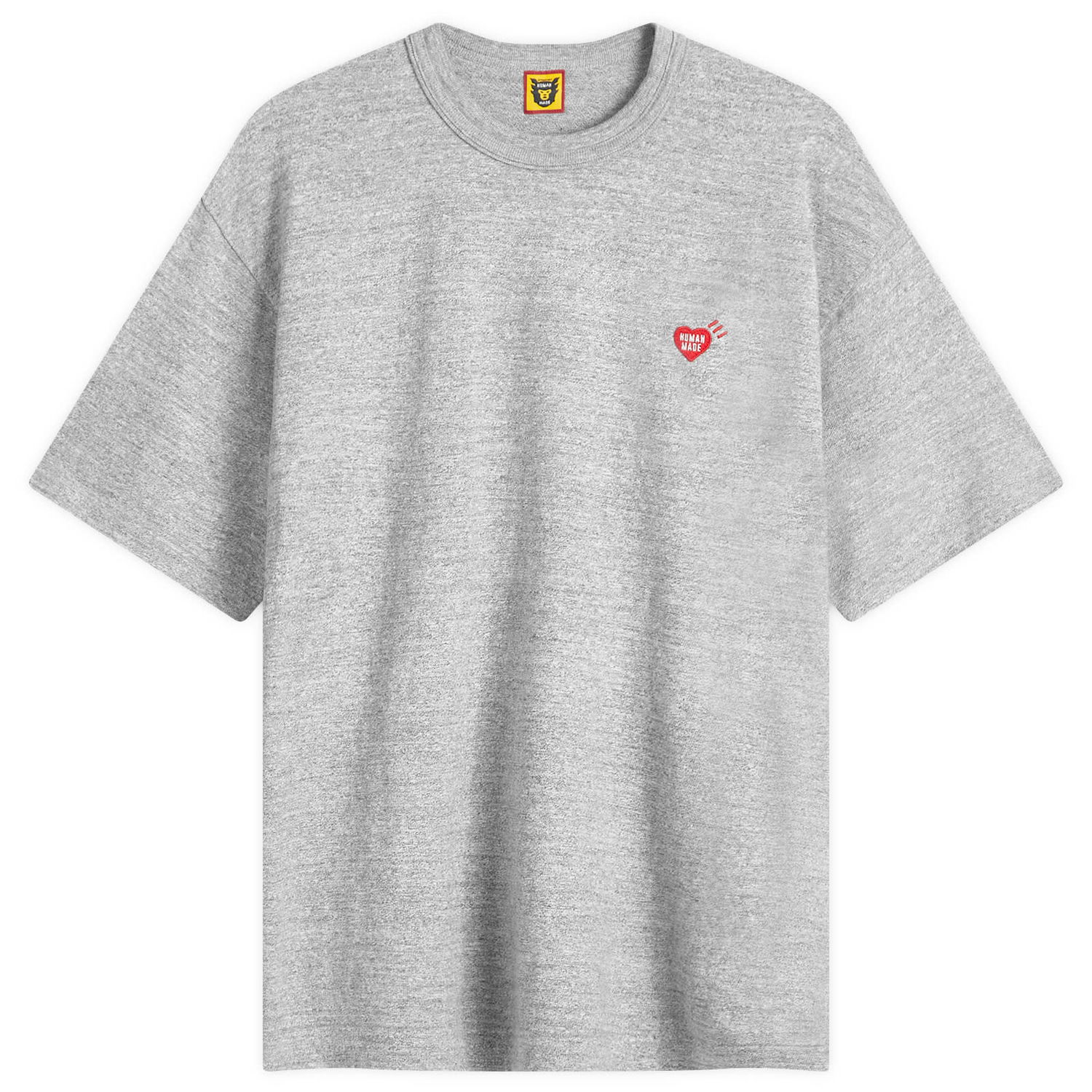 Тениска Human Made Heart Badge T-Shirt Size Medium Сиво | HM28CS030-GY, 0
