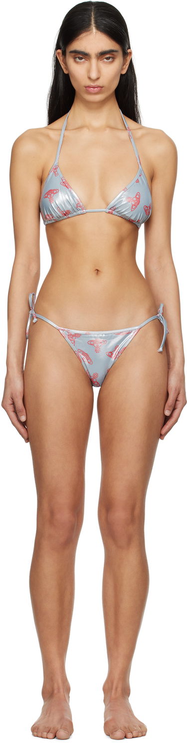 Бански Vivienne Westwood Vivienne Westwood Orb Triangle Bikini Сиво | 8101000F-J0098-, 0