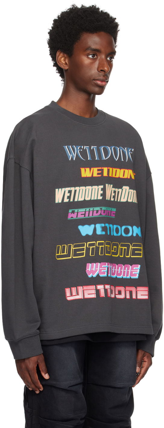Суитчър We11done We11done Graphic Sweatshirt Сиво | WD-TP5-19-114-U-CH, 1