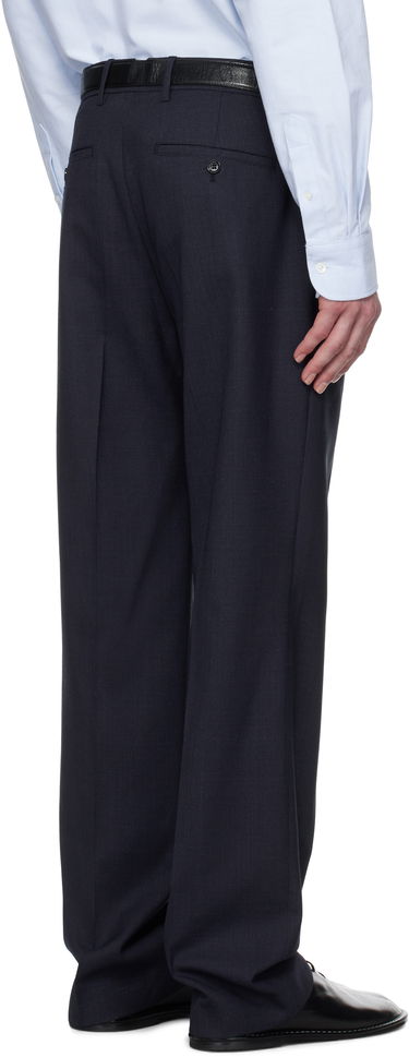 Панталони AMI AMI Paris Straight Fit Trousers Тъмно синьо | HTR506.WV0043, 2