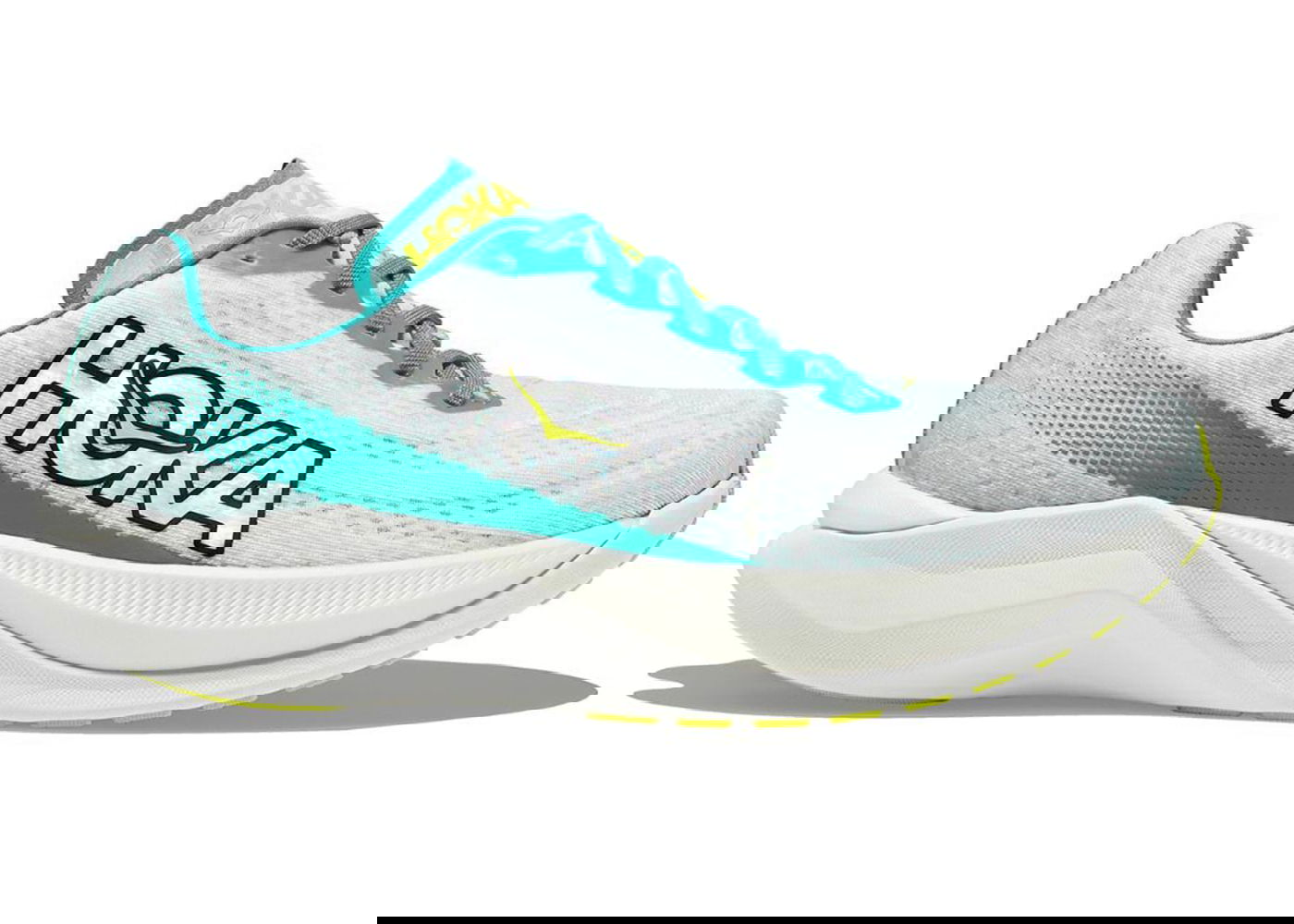 Кецове и обувки Hoka One One Mach X White Blue Синьо | 1141450-WBGL, 0