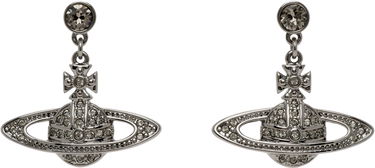 Обеци Vivienne Westwood Mini Bas Relief Earrings Металик | 62020025-02S108-CN, 0