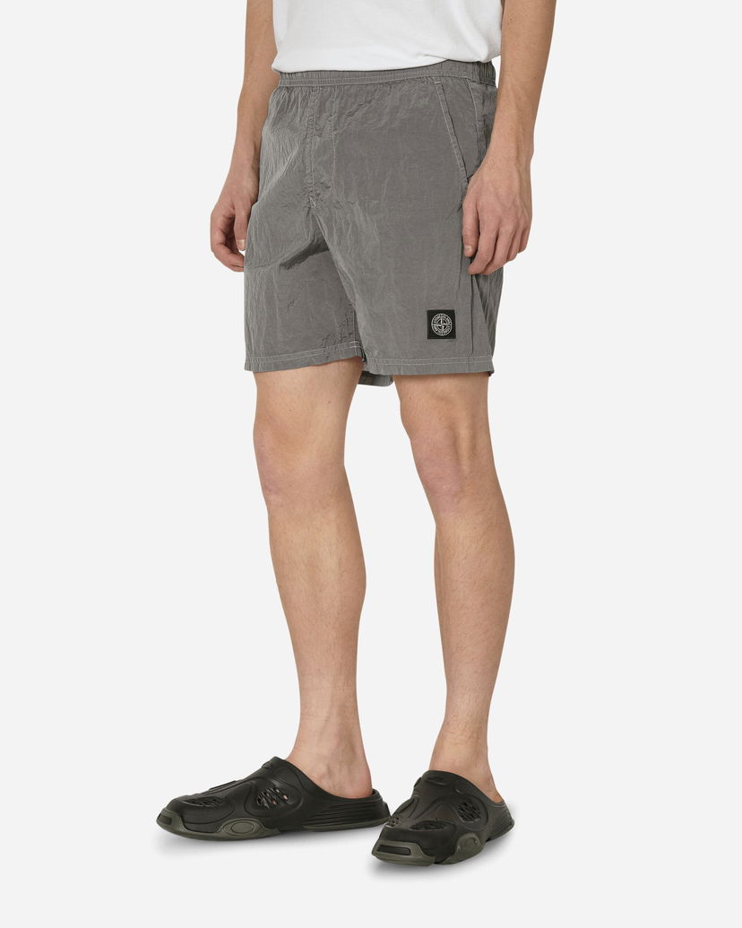 Бански Stone Island Nylon Metal Swim Shorts Сиво | 8015B0943 V0064