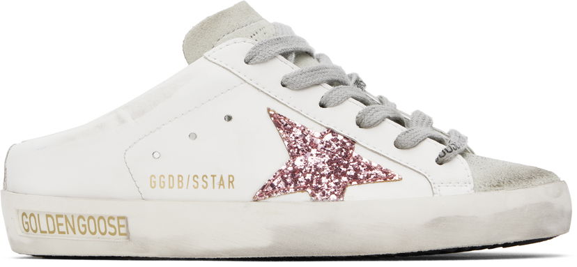 Кецове и обувки Golden Goose Golden Goose Super-Star Sabot Бяло | GWF00110.F005887.10386