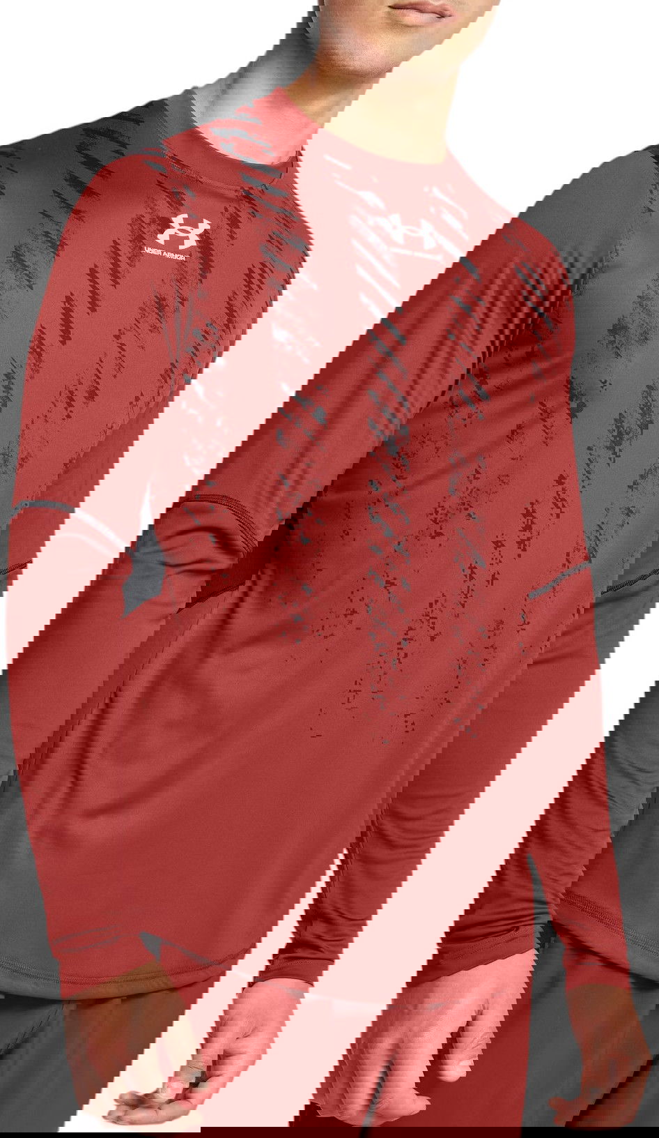 Фланелка Under Armour UA M s Ch. Pro Long Sleeve Jersey Червено | 1387161-840, 0