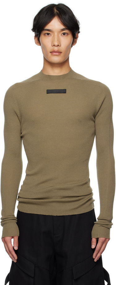 Пуловер HELIOT EMIL HELIOT EMIL Isotropy Knit Long Sleeve Sweater Зелено | PREAW25_M_07_077_DST19, 0