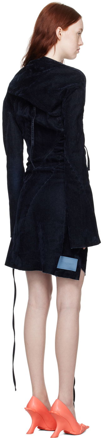 Pокля Ottolinger Ottolinger Twisted Denim Minidress Тъмно синьо | 1704310, 2
