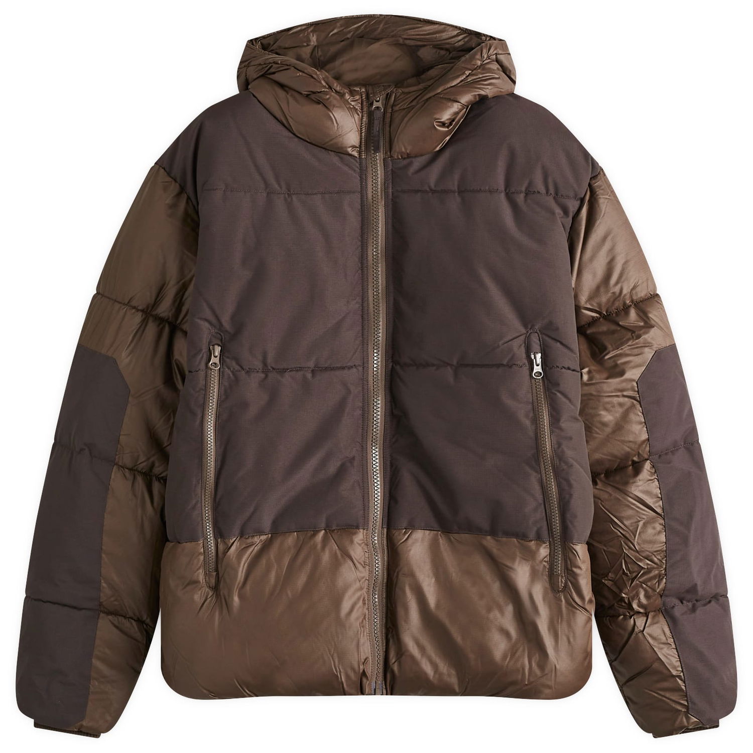 Пухо яке Pop Trading Company Puffer Jacket Large Кафяво | POPAW24-05-004, 0