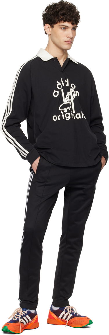 Поло тениска adidas Originals Originals Rugby Polo Черно | JD1091, 3