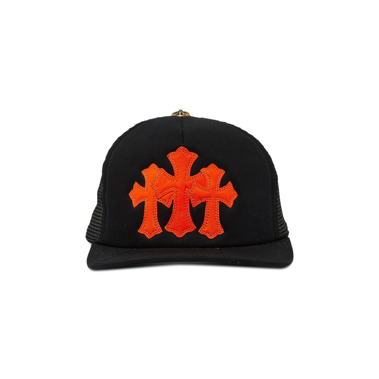 Шапка с козирка Chrome Hearts St. Barths Exclusive Cemetery Cross Trucker Hat Черно | 1383 100000701SBECCT BKOR, 1