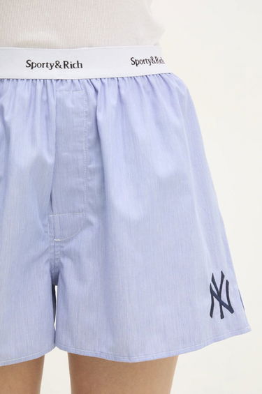 Боксерки Sporty & Rich Yankees Serif High Waist Shorts Синьо | SH004505635ST35, 3