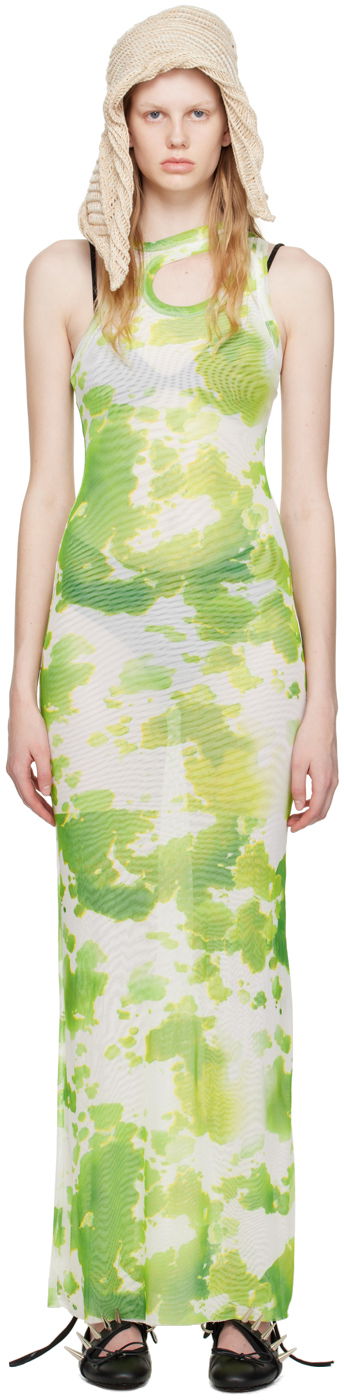 Pокля Ottolinger Ottolinger Exclusive Tie-Dye Maxi Dress Зелено | 100717, 0