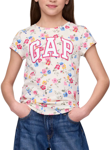 Тениска GAP Floral Print T-Shirt Многоцветен | 781862-01, 0