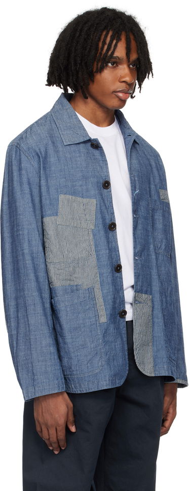 Яке Universal Works Universal Works Patched Bakers Jacket Синьо | P3008, 1