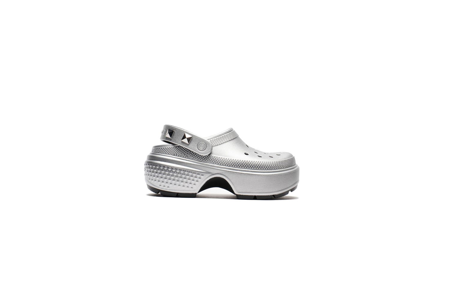 Кецове и обувки Crocs Stomp Metallic Clog Сиво | 210362-040, 0