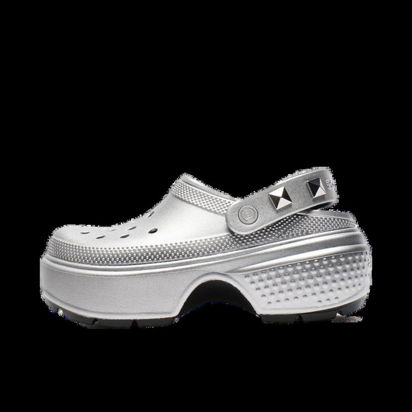 Кецове и обувки Crocs Stomp Metallic Clog Сиво | 210362-040