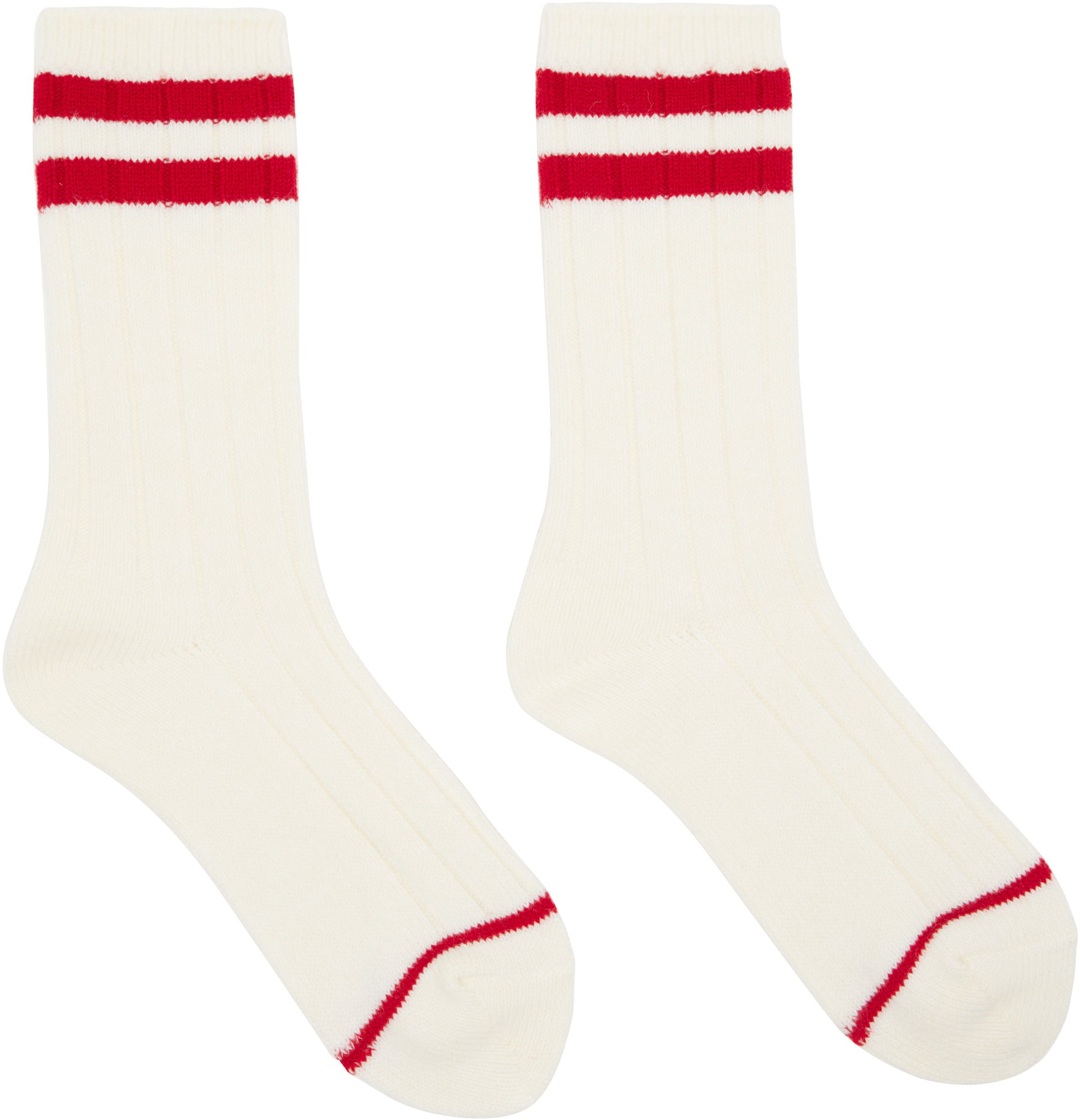 UNDERCOVER Striped Socks, 0