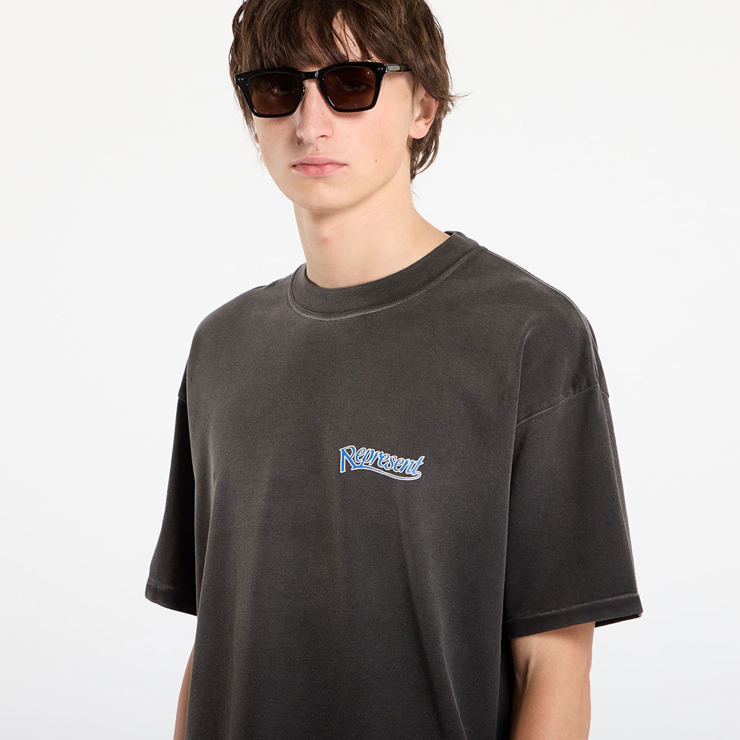 Тениска Represent Clo Showcasing Stained T-Shirt M Сиво | MLM100175-04, 1